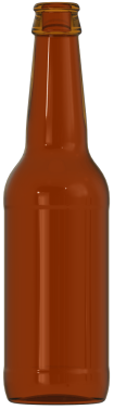 Botella para cerveza de vidrio ABBEY 33 CL