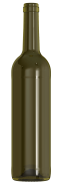 Empty wine bottle BD KOSMOS 75CL